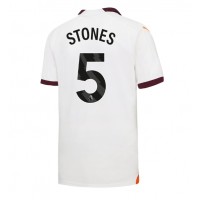 Dres Manchester City John Stones #5 Preč 2023-24 Krátky Rukáv